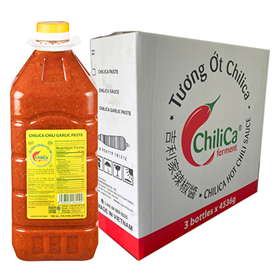 Ớt Bằm Lên Men Chilica có tỏi 4536g