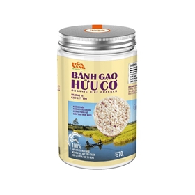 Bánh gạo hữu cơ Hoa Nắng Vị Gạo Lứt Tím (8936177720118)
