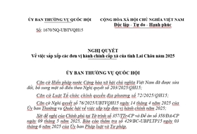 Danh sách đơn vị hành chính cấp phường, xã tỉnh Lai Châu (Cập nhật tháng 6/2025)